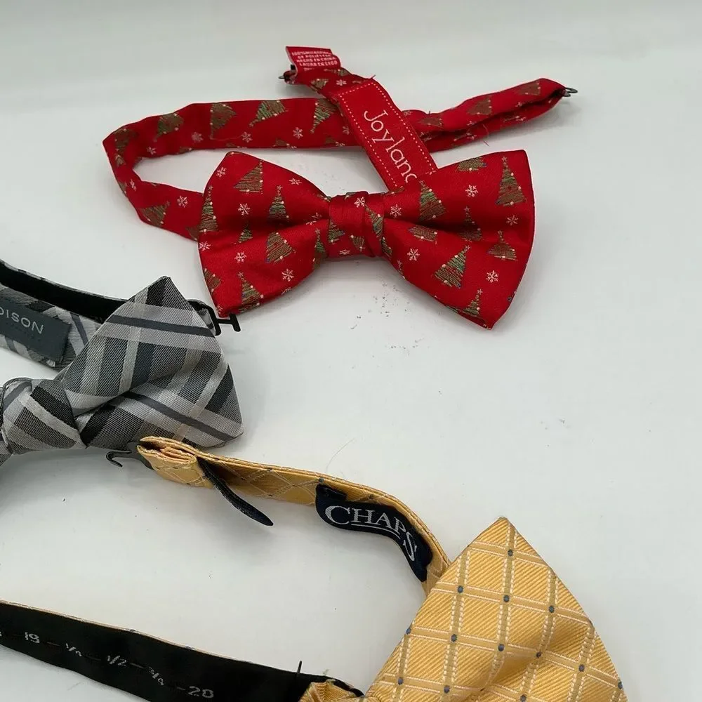 Set of 3 men’s bow ties